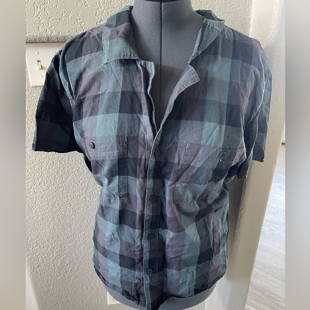 Plaid Plus Size Button Down